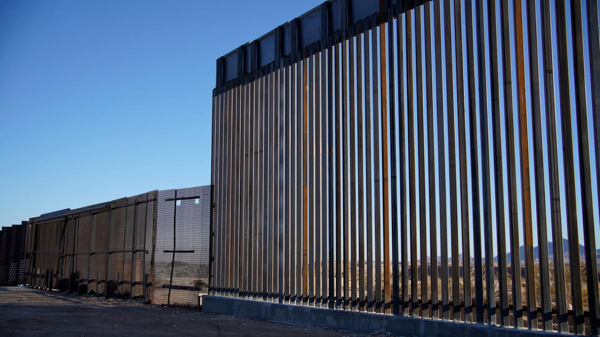 Construcción del muro entre México y EEUU