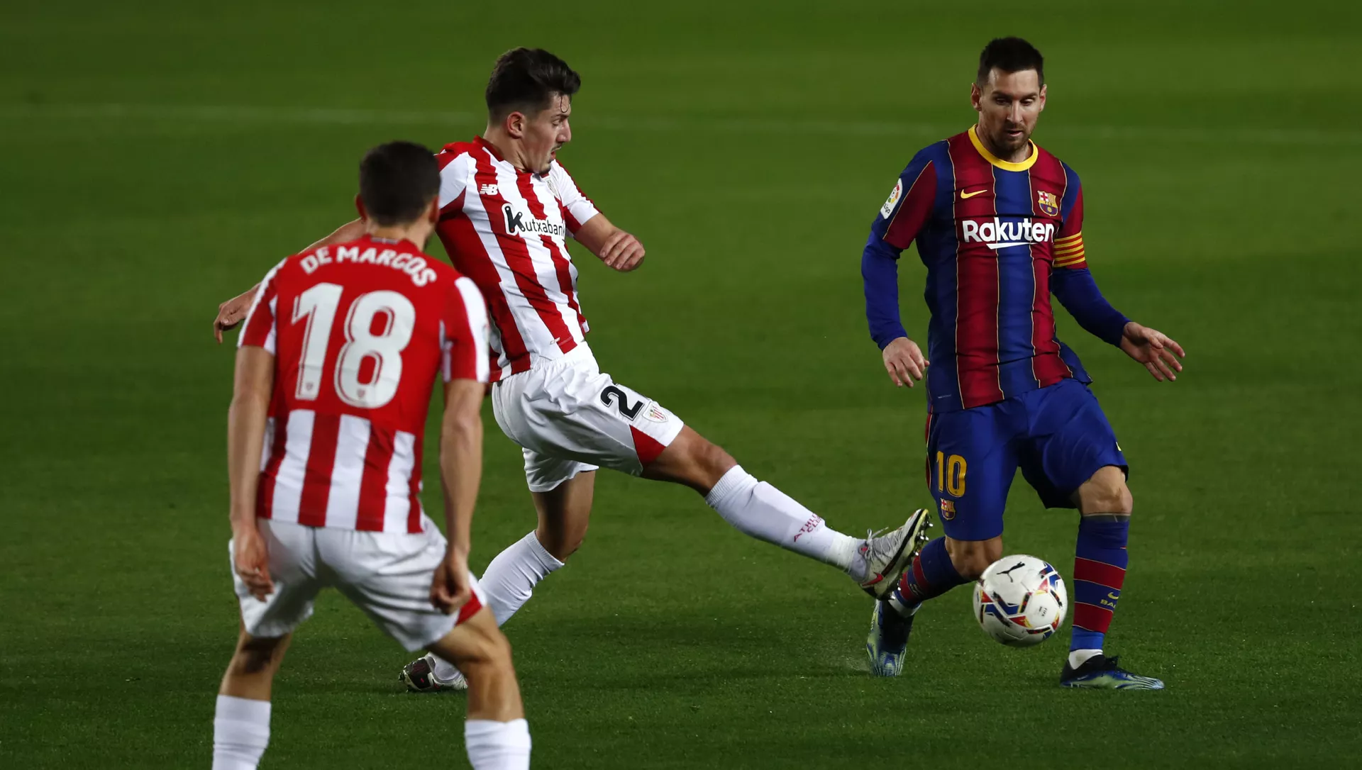 El jugador Lionel Messi en un partido contra el Athletic de Bilbao - Sputnik Mundo, 1920, 03.02.2021