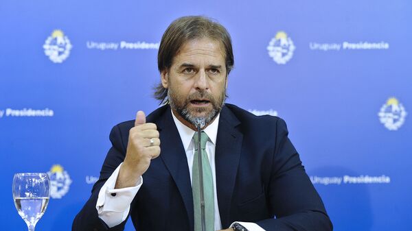 Luis Lacalle Pou, el presidente de Uruguay - Sputnik Mundo