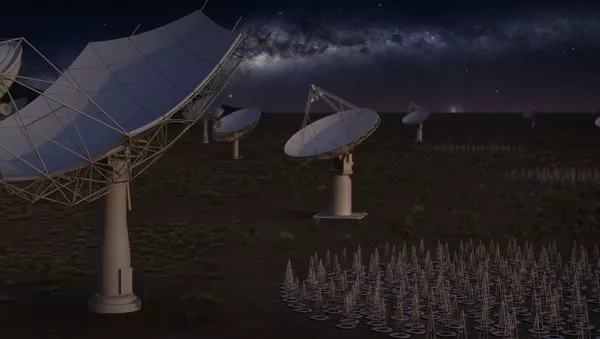 Impresión artística de las antenas SKA - Sputnik Mundo