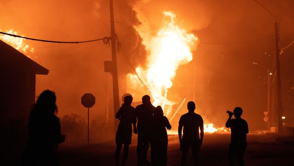 Protestas en Chile - Sputnik Mundo