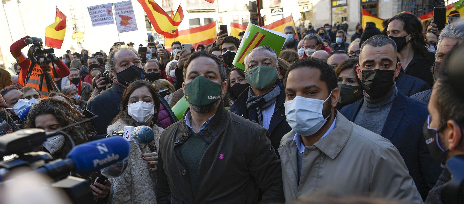 Santiago Abascal e Ignacio Garriga - Sputnik Mundo, 1920, 08.02.2021