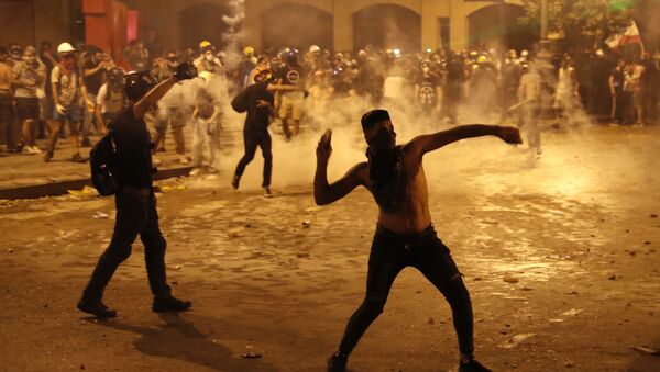 Una protesta, foto de archivo - Sputnik Mundo