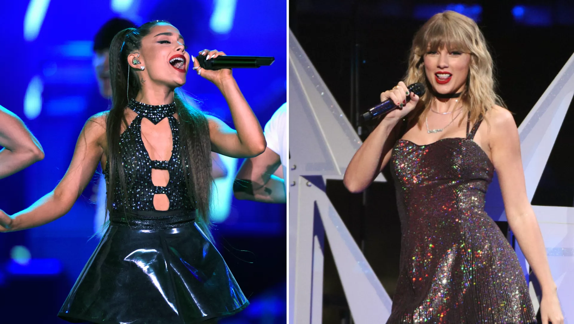 Las cantantes Ariana Grande y Taylor Swift Las cantantes Ariana Grande y Taylor Swift - Sputnik Mundo, 1920, 09.02.2021
