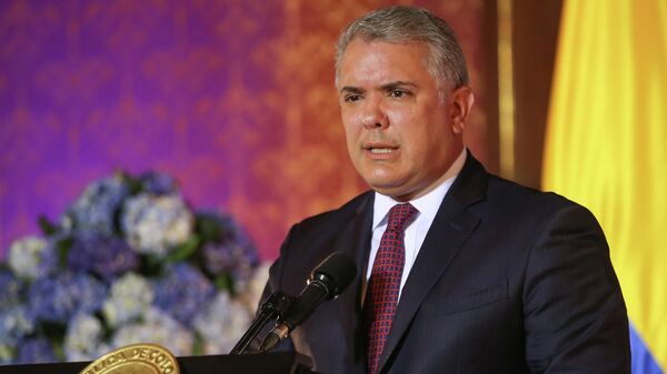 Iván Duque, presidente de Colombia - Sputnik Mundo