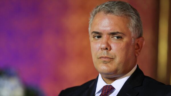 Iván Duque, presidente de Colombia - Sputnik Mundo