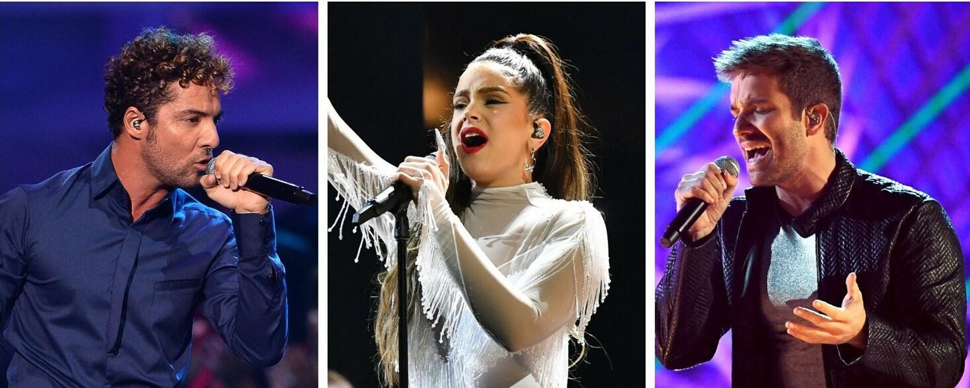 David Bisbal, Rosalía, Pablo Alborán  - Sputnik Mundo, 1920, 17.02.2021