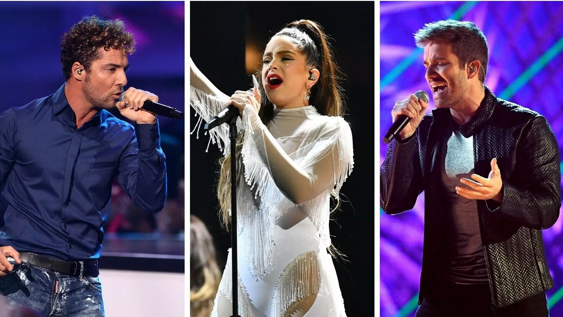 David Bisbal, Rosalía, Pablo Alborán David Bisbal, Rosalía, Pablo Alborán - Sputnik Mundo, 1920, 17.02.2021