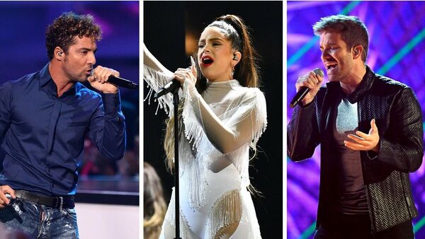 David Bisbal, Rosalía, Pablo Alborán  - Sputnik Mundo