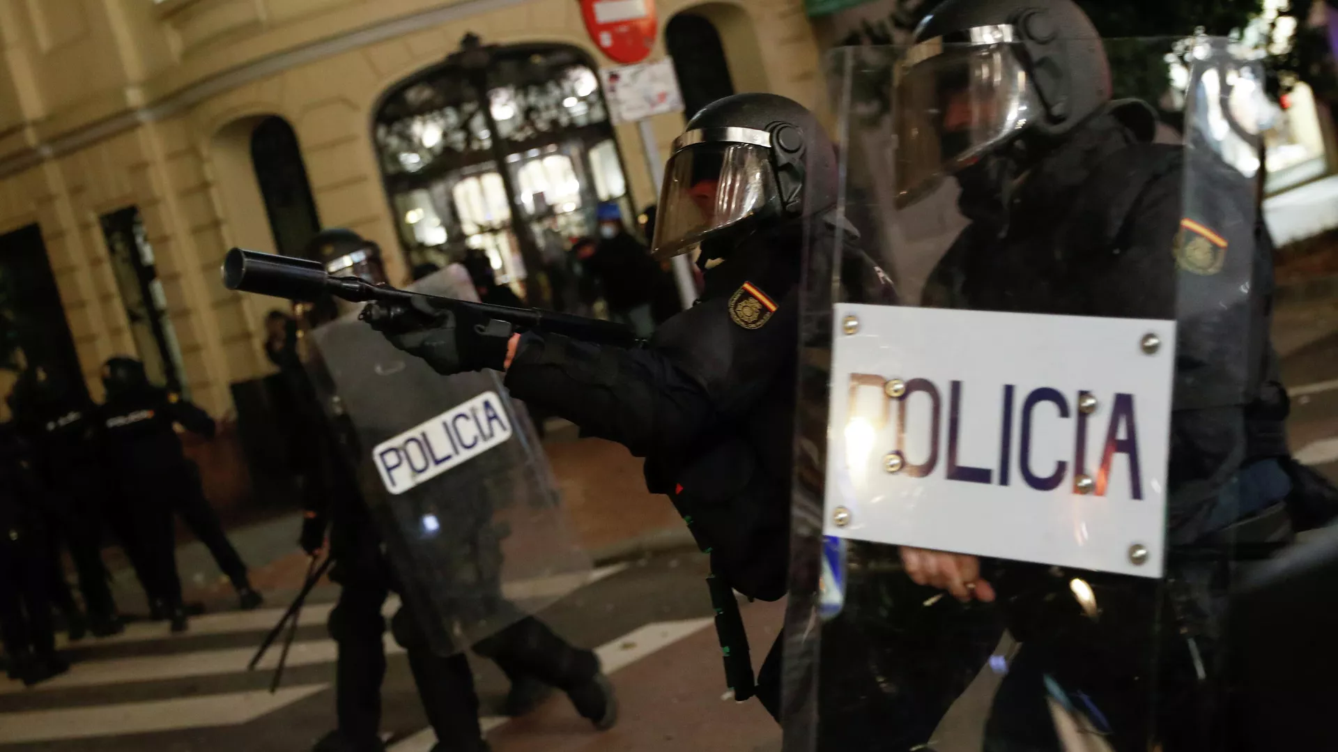 Protestas en Madrid