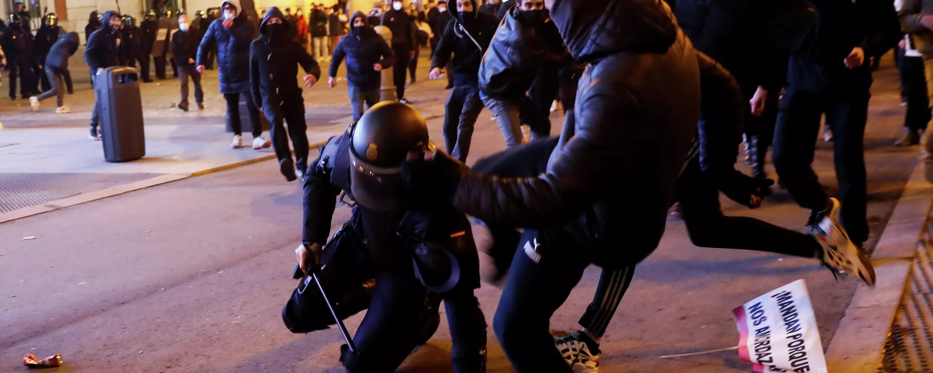 Protestas por el encarcelamiento del rapero Pablo Hasél en España - Sputnik Mundo, 1920, 18.02.2021