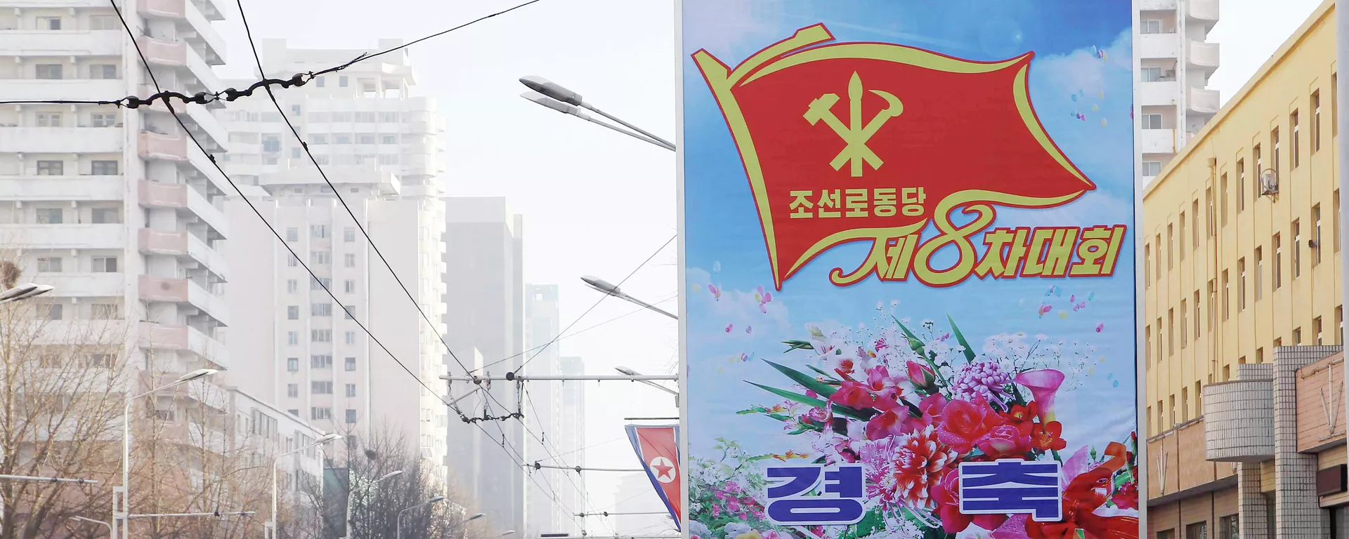 La propaganda del 8 Congreso del Partido de los Trabajadores de Corea La propaganda del 8 Congreso del Partido de los Trabajadores de Corea - Sputnik Mundo, 1920, 18.02.2021