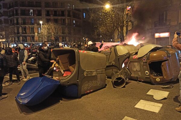 Protestas en Barcelona - Sputnik Mundo