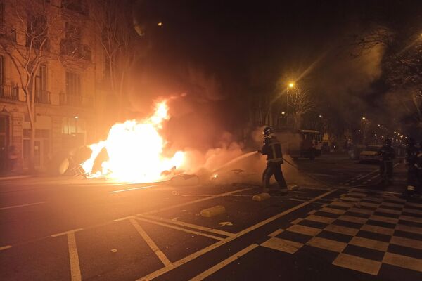 Protestas en Barcelona - Sputnik Mundo