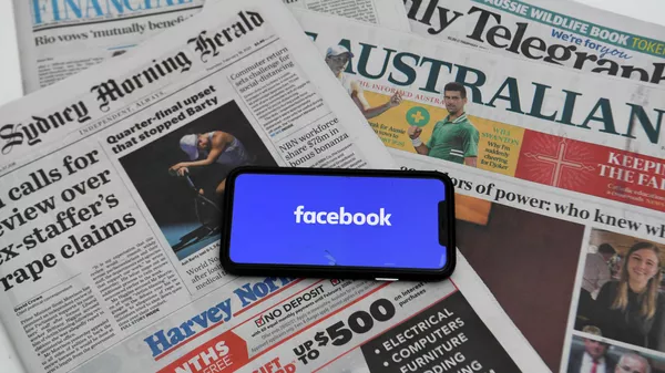 Logo de Facebook - Sputnik Mundo