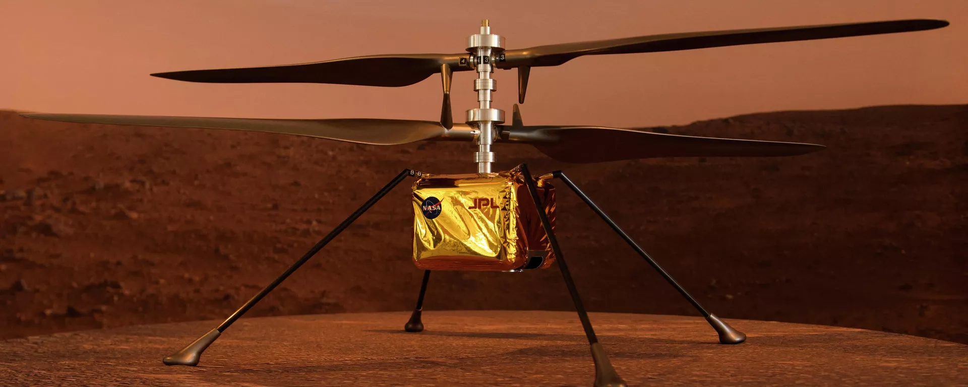 Un modelo helicóptero Ingenuity - Sputnik Mundo, 1920, 25.01.2024