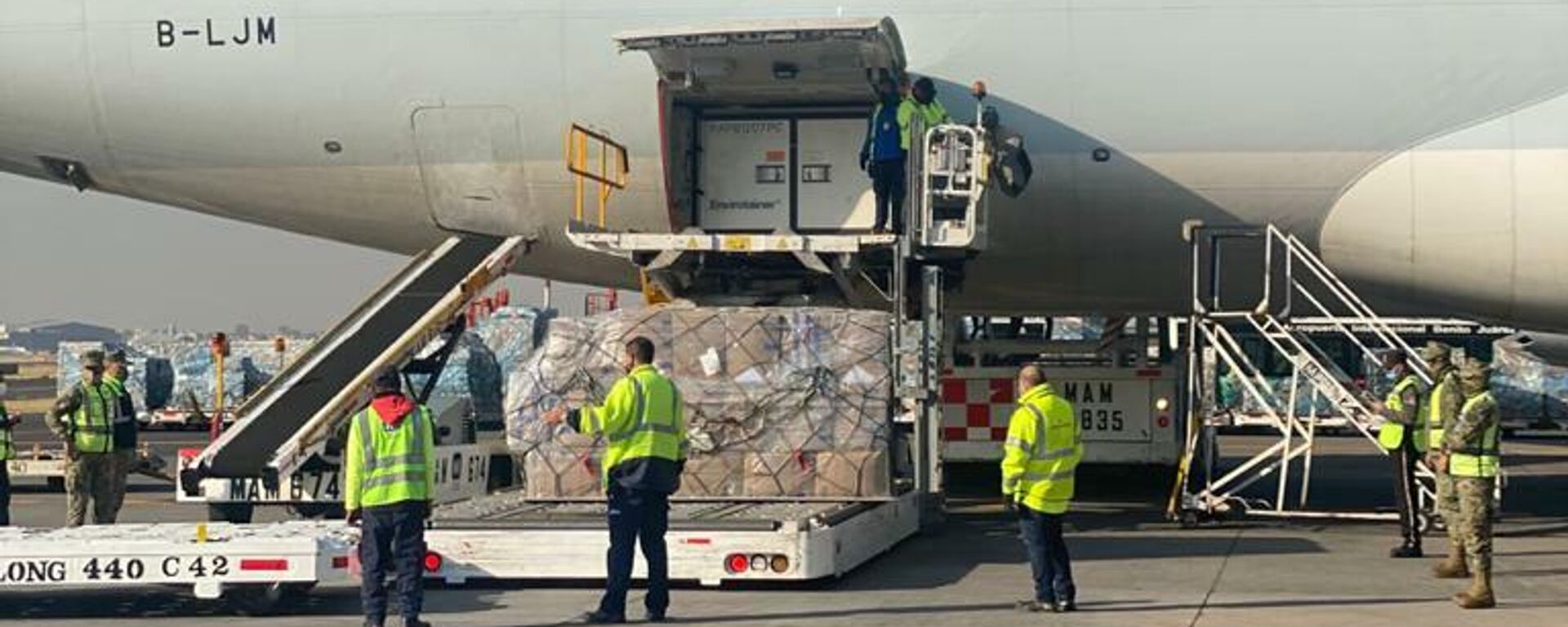 El primer lote de vacunas chinas Coronavac contra el COVID-19 en México El primer lote de vacunas chinas Coronavac contra el COVID-19 en México - Sputnik Mundo, 1920, 20.02.2021