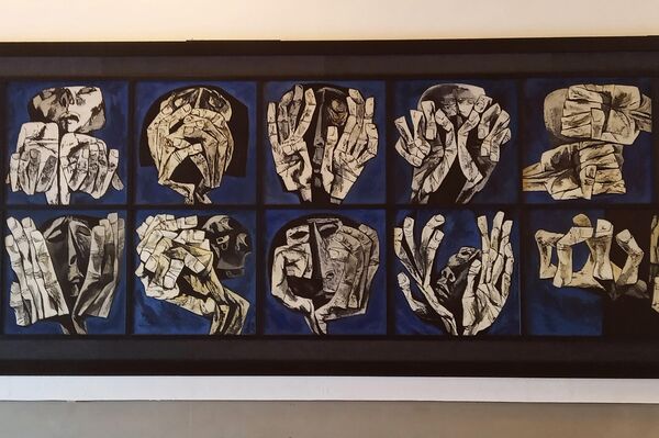 Obra sobre las manos, en la Capilla Obra sobre las manos, en la Capilla - Sputnik Mundo