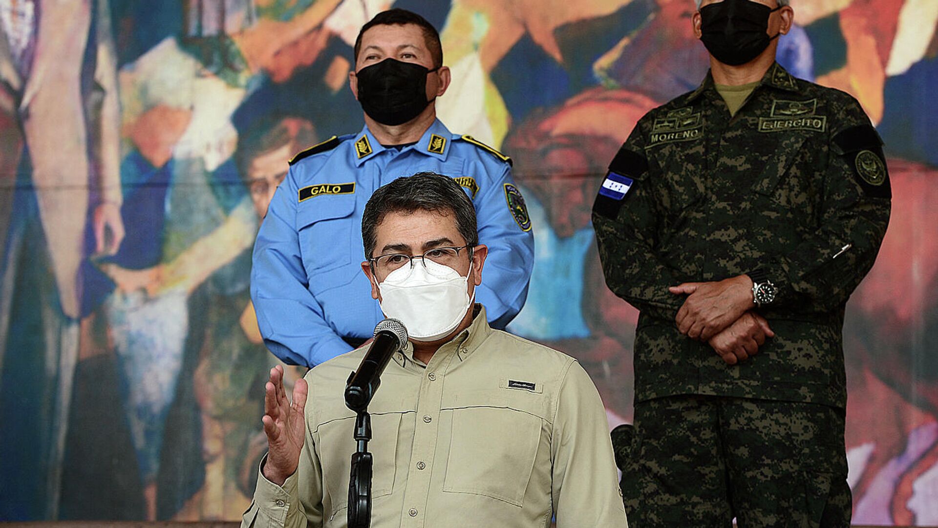 Juan Orlando Hernández, presidente de Honduras Juan Orlando Hernández, presidente de Honduras - Sputnik Mundo, 1920, 01.03.2021