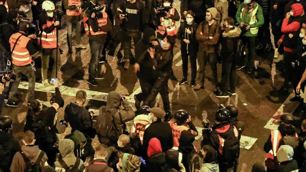 Protestas en Barcelona, España - Sputnik Mundo