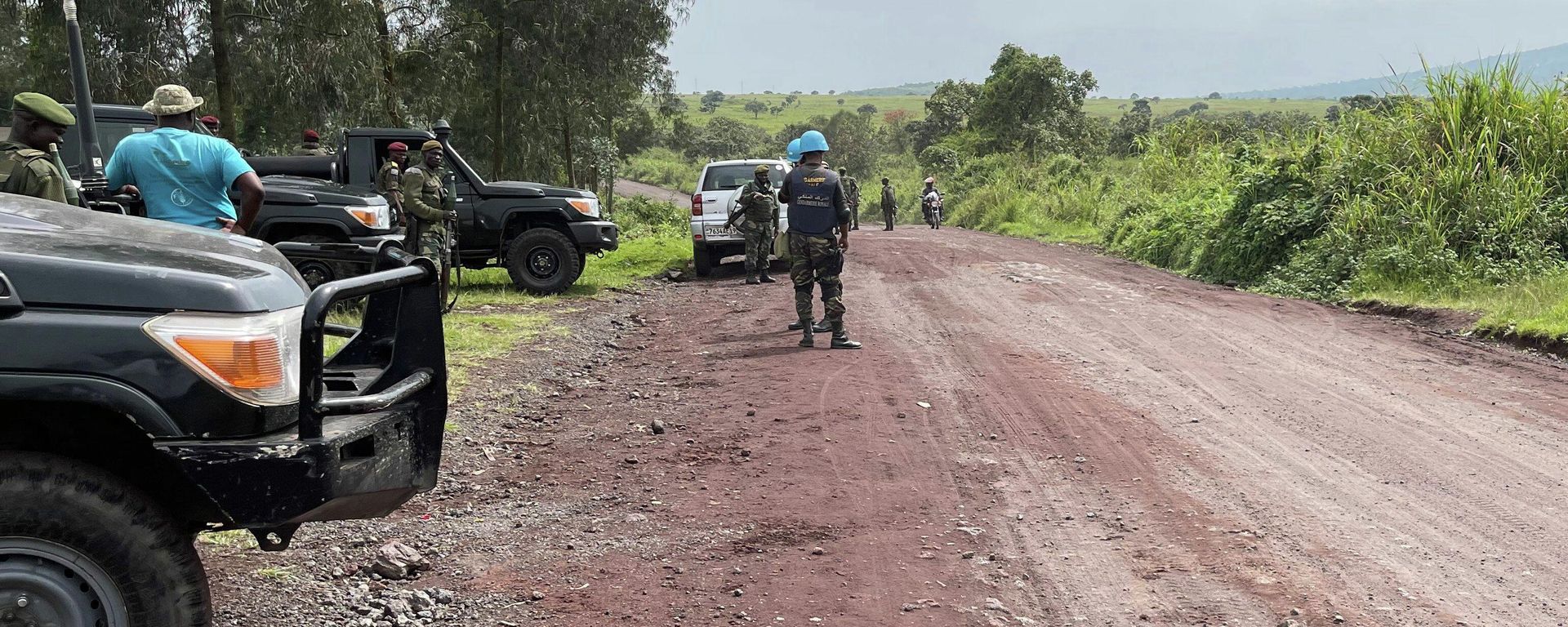 Lugar del ataque contra un convoy de la ONU en la República Democrática del Congo Lugar del ataque contra un convoy de la ONU en la República Democrática del Congo - Sputnik Mundo, 1920, 23.02.2021
