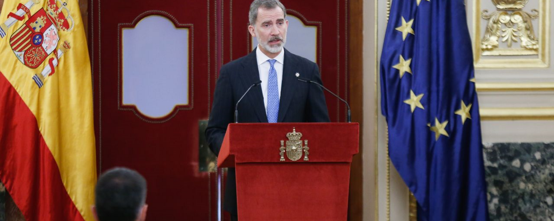 El rey Felipe VI en el acto conmemorativo del 40 aniversario del 23F - Sputnik Mundo, 1920, 23.02.2021