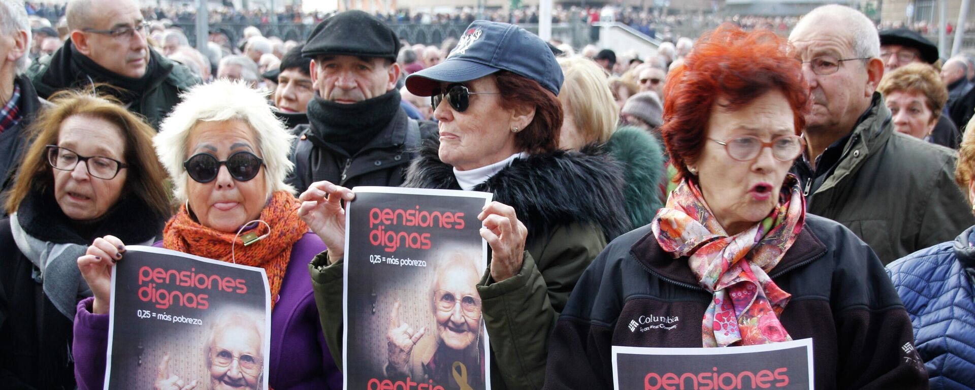 Manifestación de pensionistas en Bilbao - Sputnik Mundo, 1920, 24.02.2021