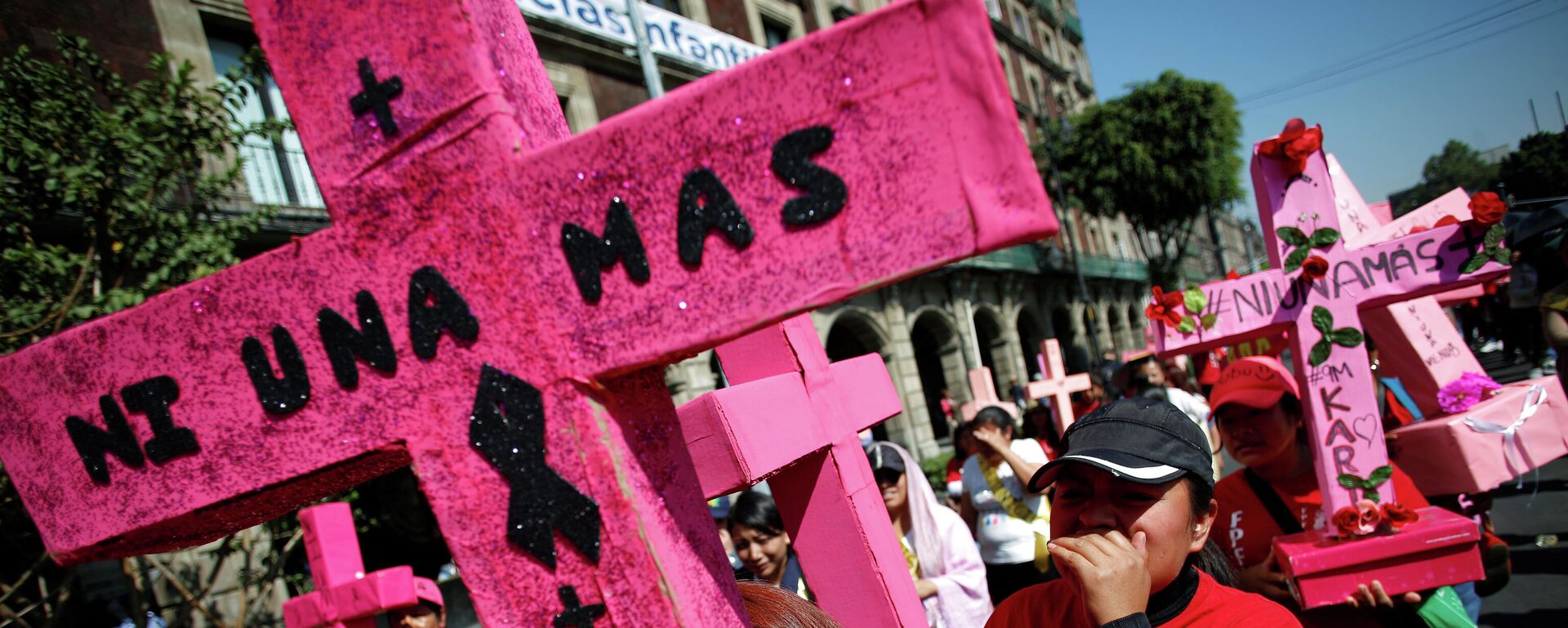 Protesta contra la violencia de género (imagen referencial) - Sputnik Mundo, 1920, 14.04.2021