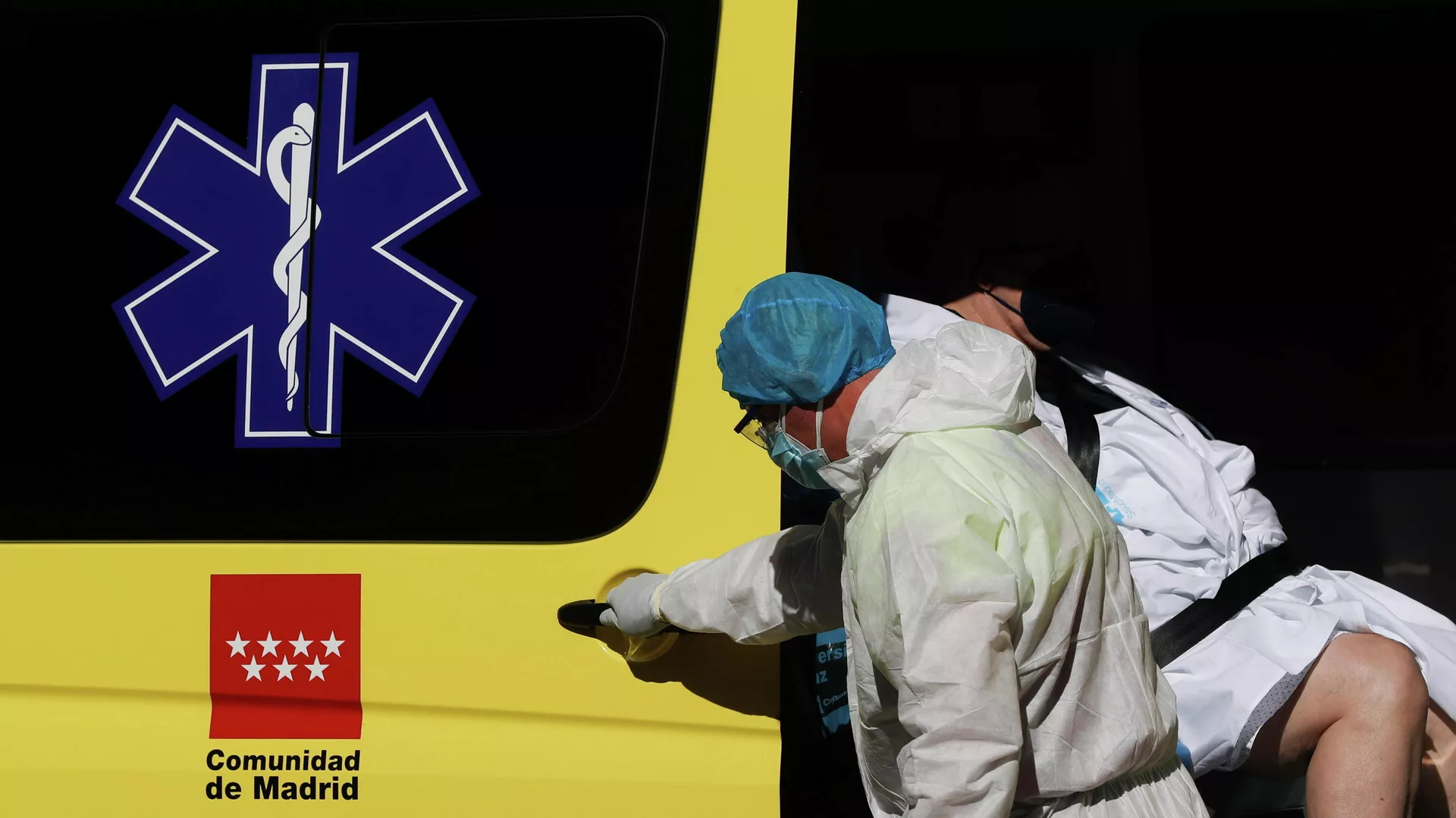 Una ambulancia de Madrid