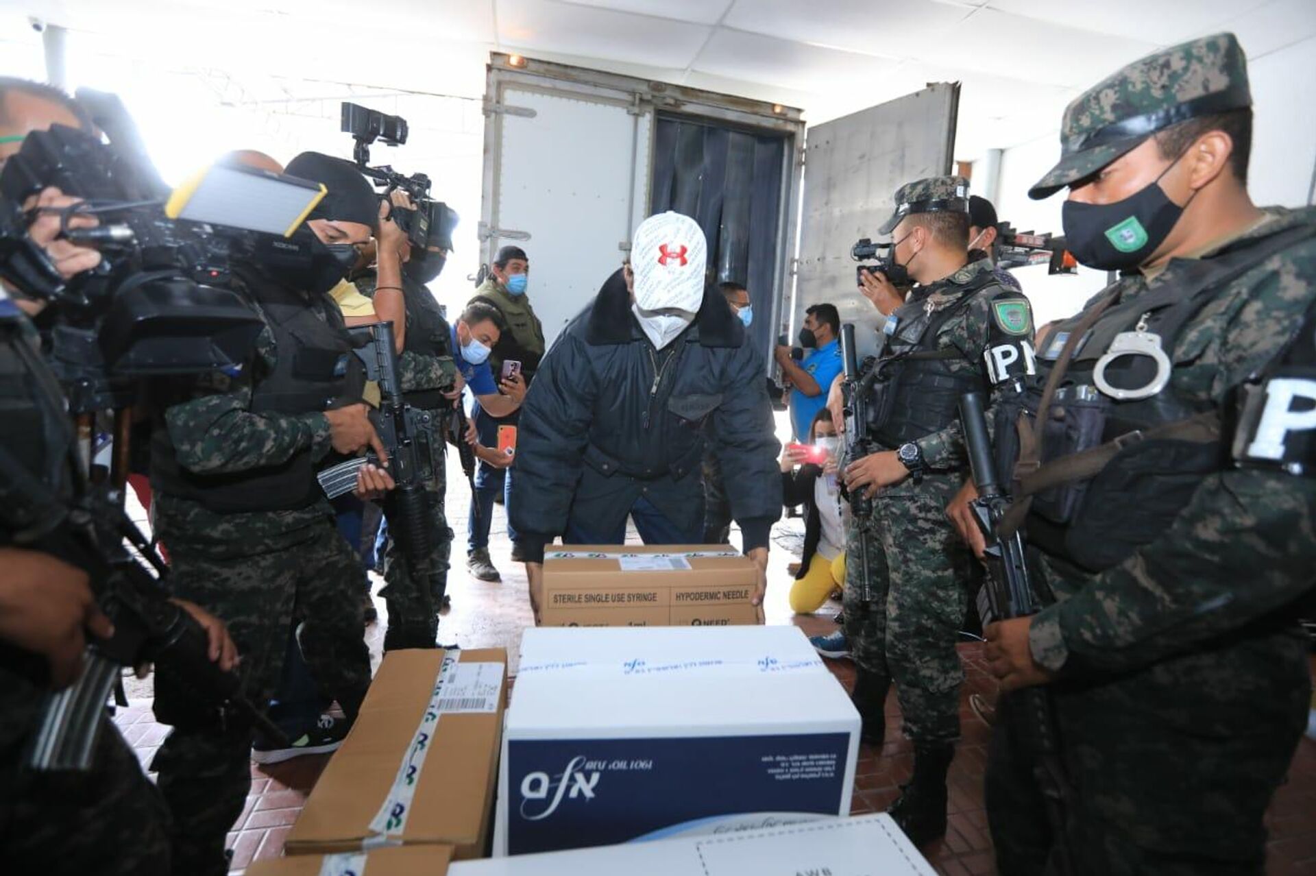 Llegada de vacunas contra COVID-19 donadas por Israel a Honduras - Sputnik Mundo, 1920, 24.06.2021