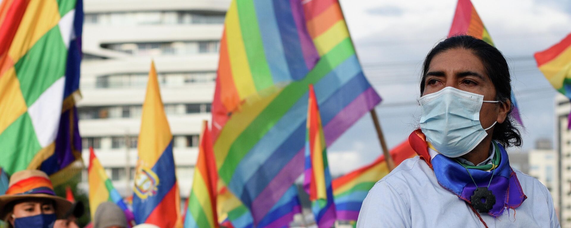 Yaku Pérez, excandidato a la presidencia de Ecuador - Sputnik Mundo, 1920, 25.02.2021