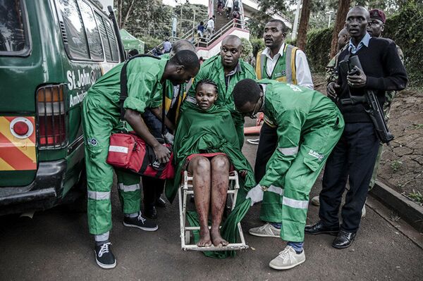 Fotos del español Luis Tato sobre el ataque terrorista contra un hotel en Nairobi en enero de 2019 - Sputnik Mundo