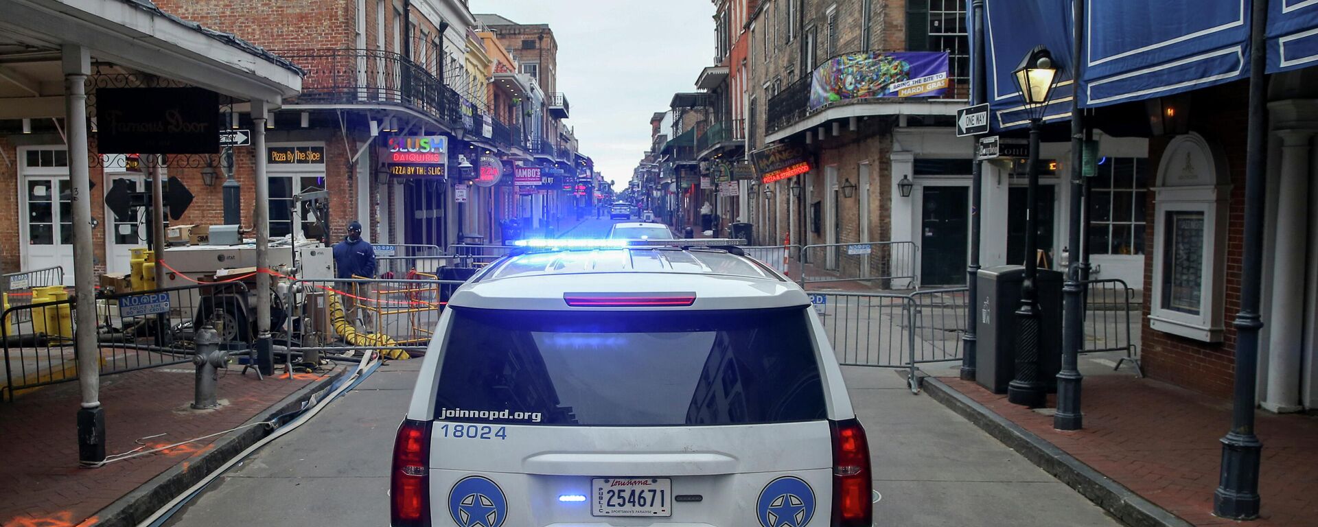 Coche de policía en Nueva Orleans, EEUU - Sputnik Mundo, 1920, 27.02.2021