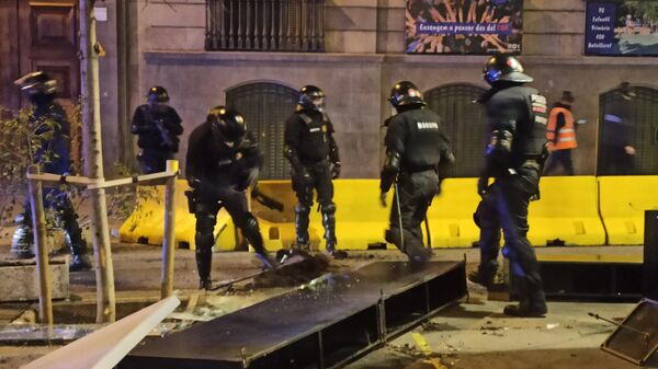 Protestas en Barcelona - Sputnik Mundo