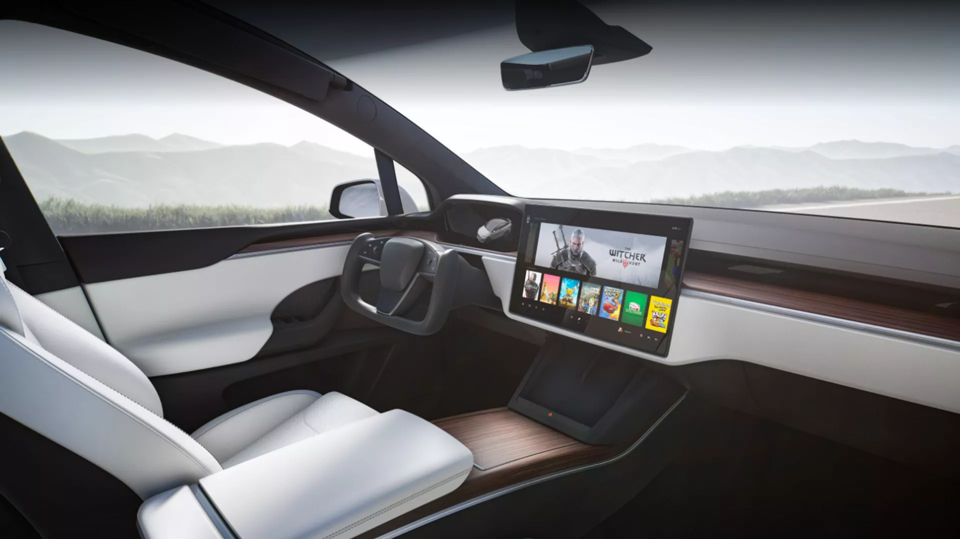 La versión actualizada del interior del Tesla Model X