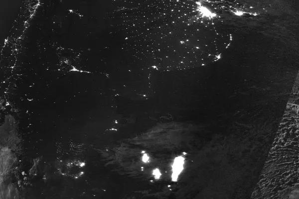 Imágenes satelitales de buques pesqueros en el límite de la Zona Económica Exclusiva argentina Imágenes satelitales de buques pesqueros en el límite de la Zona Económica Exclusiva argentina - Sputnik Mundo