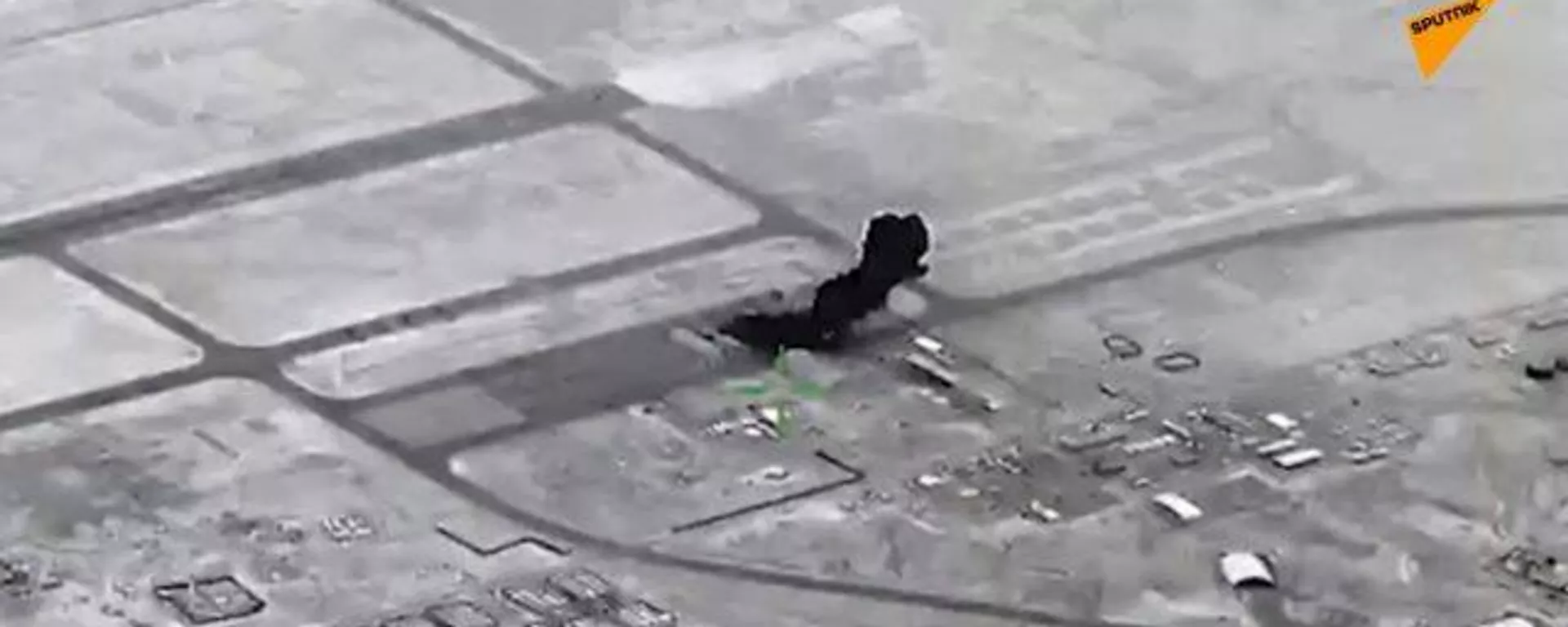 Vídeo: así fue la venganza de Irán por la muerte de Soleimani, vista desde el aire - Sputnik Mundo, 1920, 03.03.2021