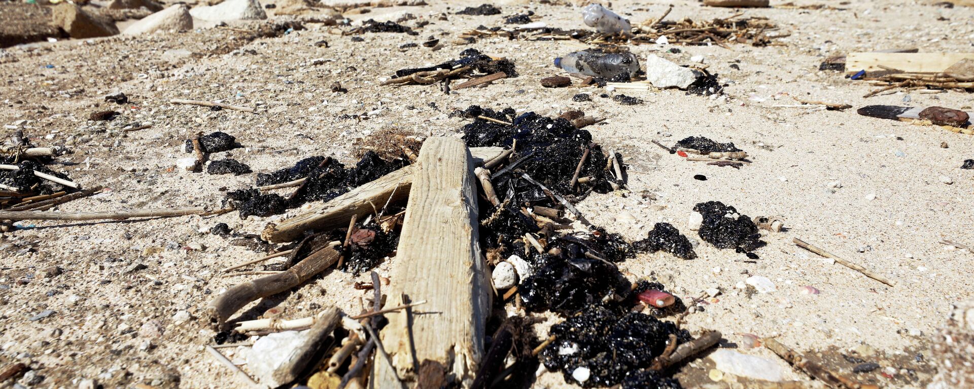 Derrame de petróleo en la costa mediterránea en Israel - Sputnik Mundo, 1920, 04.03.2021