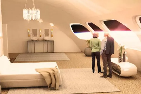 Un apartamento de lujo del hotel espacial Voyager Station Un apartamento de lujo del hotel espacial Voyager Station - Sputnik Mundo