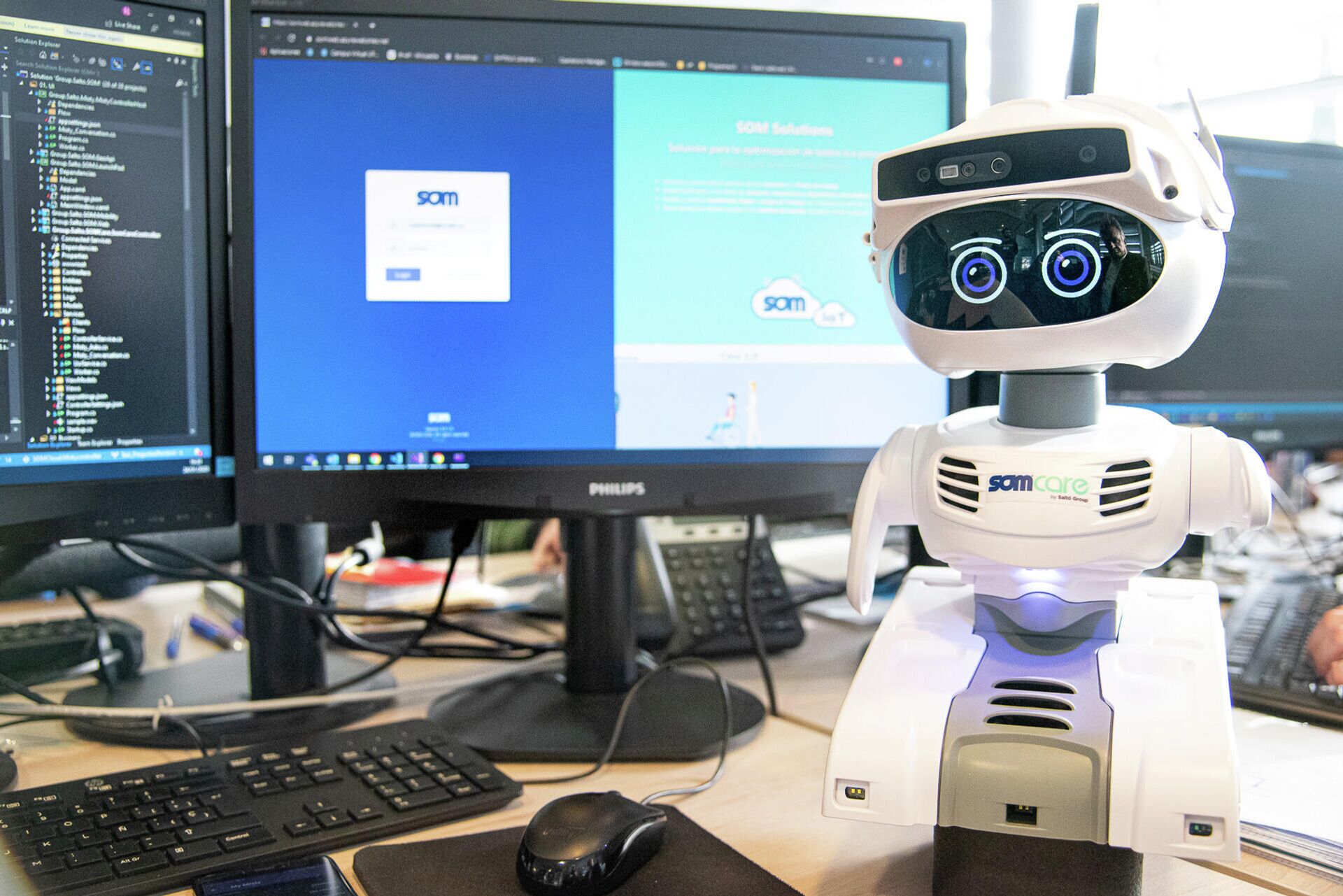 Robot Misty con la plataforma Som Care - Sputnik Mundo, 1920, 05.03.2021