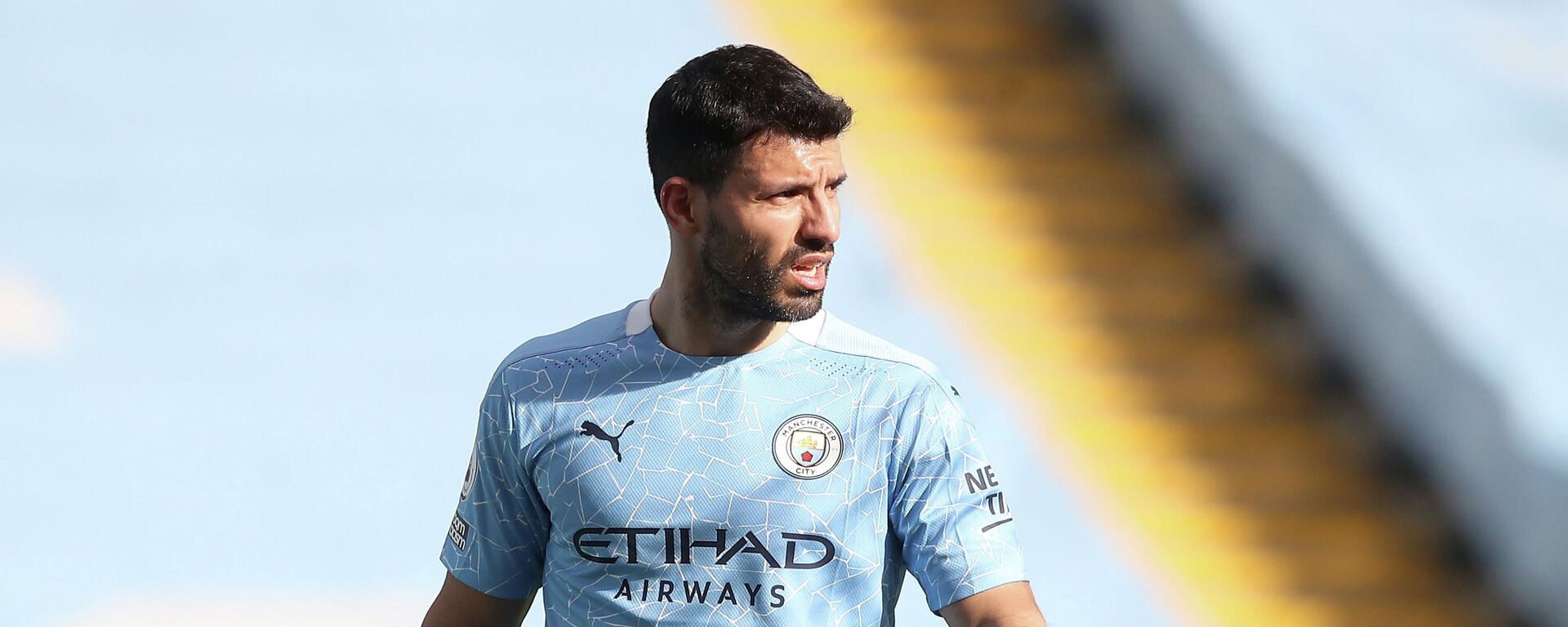 El futbolista argentino Sergio Agüero jugando para el Manchester City inglés - Sputnik Mundo, 1920, 05.03.2021