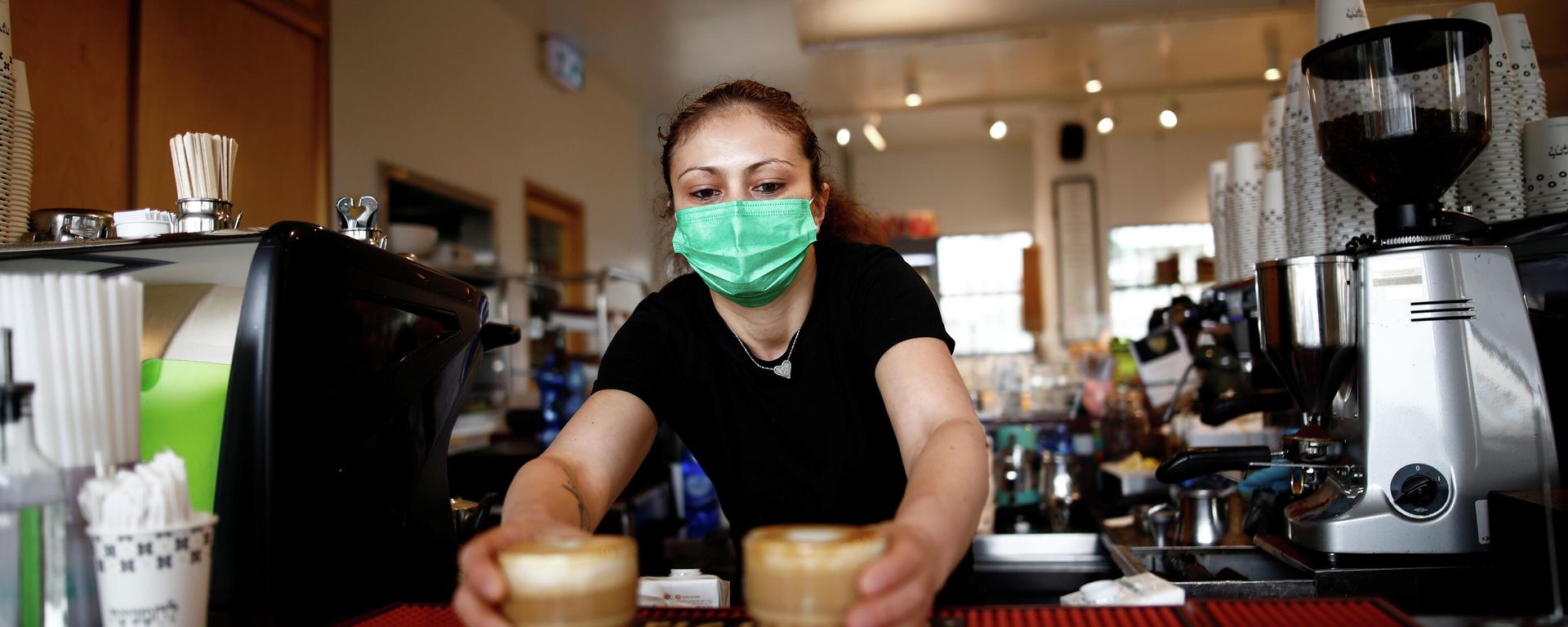 Una cafetería en Tel Aviv Una cafetería en Tel Aviv - Sputnik Mundo, 1920, 07.03.2021