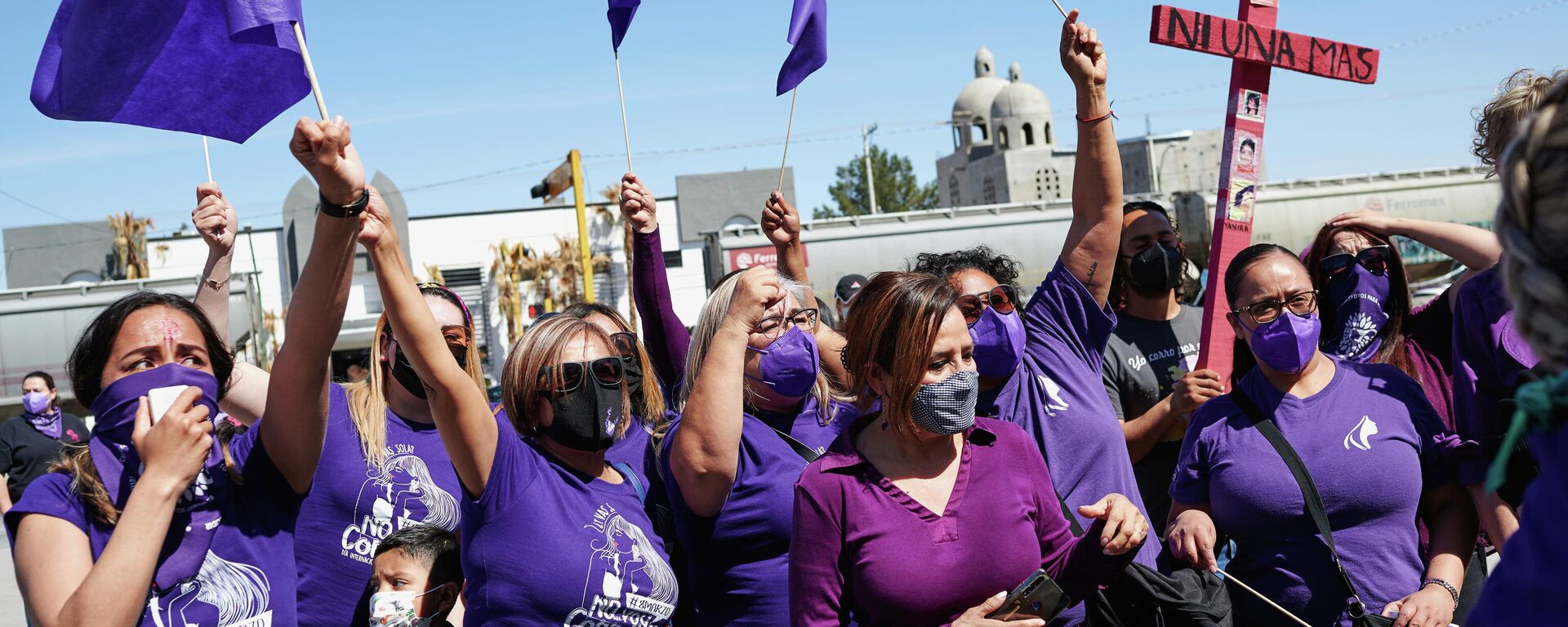 Manifestación del 8M en México - Sputnik Mundo, 1920, 08.03.2021