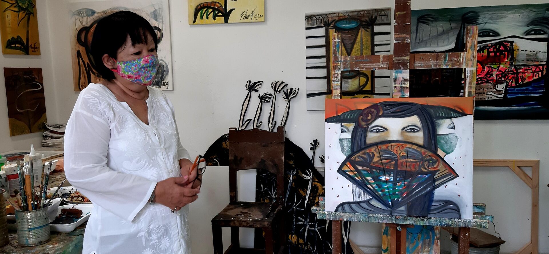 Artista plástica Flora Fong - Sputnik Mundo, 1920, 08.03.2021