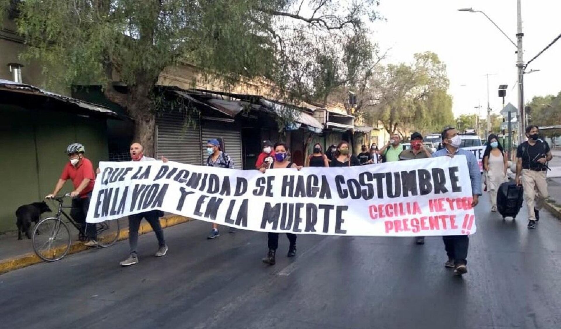 Manifestación de apoyo a Cecilia Heyder  - Sputnik Mundo, 1920, 09.03.2021