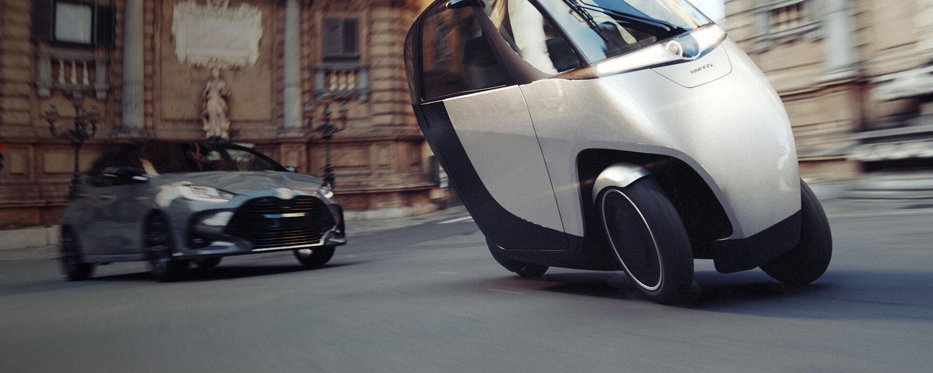 El Nimbus Halo, un un vehículo que combina las características de una moto y un auto eléctrico El Nimbus Halo, un un vehículo que combina las características de una moto y un auto eléctrico - Sputnik Mundo, 1920, 11.03.2021