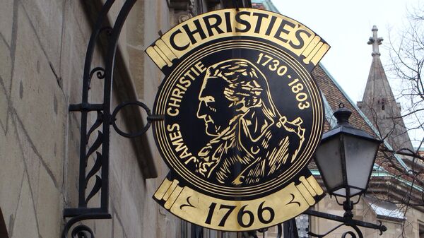 Logo de Christie's, casa de subastas - Sputnik Mundo