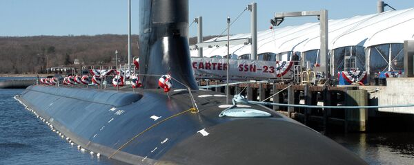 Submarino nuclear de la clase Columbia, imagen referencial - Sputnik Mundo