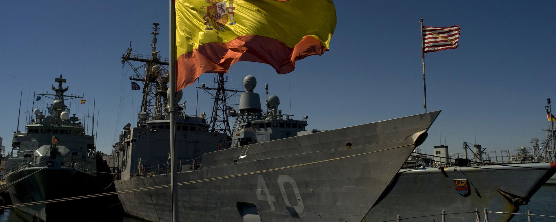 Fragadas en la base naval de Rota, España - Sputnik Mundo, 1920, 12.03.2021