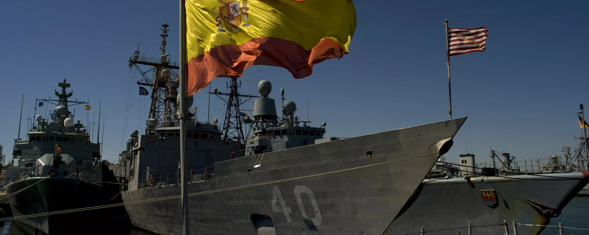 Fragadas en la base naval de Rota, España - Sputnik Mundo, 1920, 12.03.2021